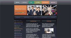 Desktop Screenshot of cegtrening.hu